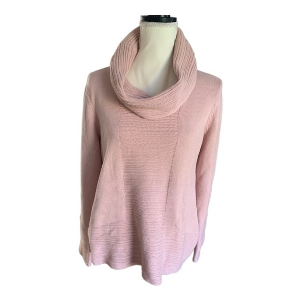Calvin Klein dusty rose cowl neck sweater‎ size L